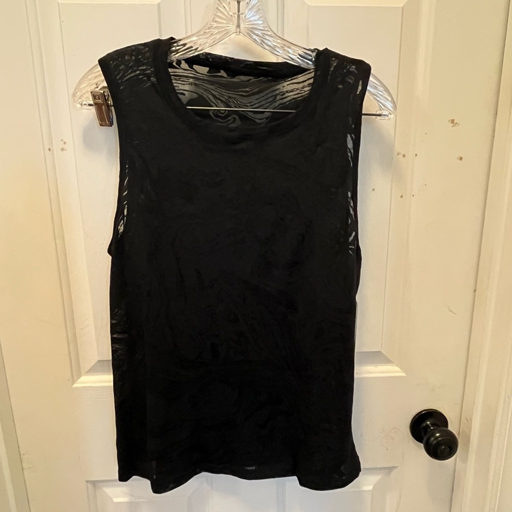 NWT Shape Spin Burnout Tank in Black - Sz Medium